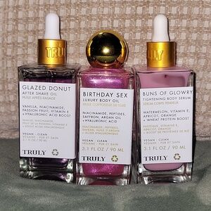 Set Of 3 Truly Body Serums & Oils